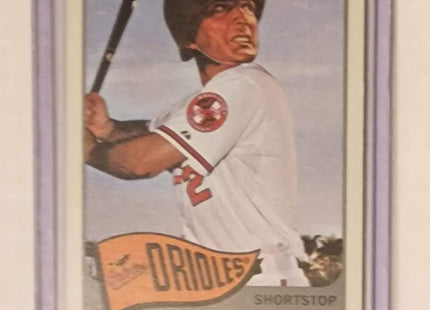 JJ Hardy WW2 Soldier Orioles Original Collage Baseball Card Art by Pat Riot