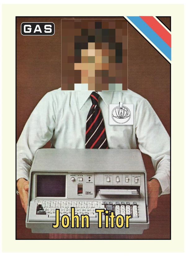John Titor Rookie Unmasked Edition Art Object by GAS Trading Card
