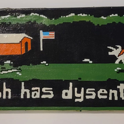 Josh Has Dysentery Original Arcylic Painting by J-Flood