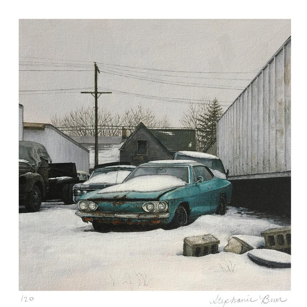 Junkyard Archival Print by Stephanie Buer