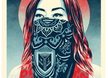 Just Future Rising Silkscreen Print by Shepard Fairey- OBEY