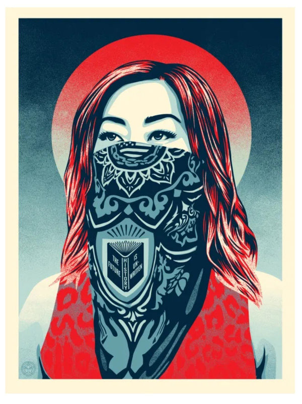 Just Future Rising Silkscreen Print by Shepard Fairey- OBEY