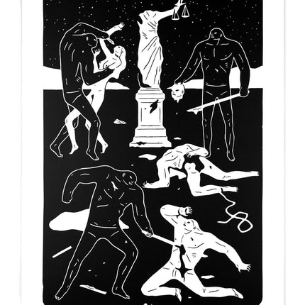 Justice Serigraph Print by Cleon Peterson
