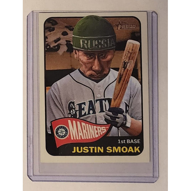 Juston Smoak Putin Beanie Mariners Original Collage Baseball Card Art –  Sprayed Paint Art Collection