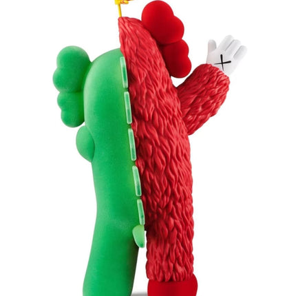 Kachamukku- Green Red Fine Art Toy by Kaws- Brian Donnelly