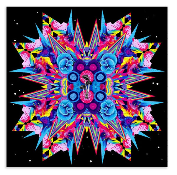 Kaleidoscopic Psyche II Papier buvard Impression d'archives par Vexta