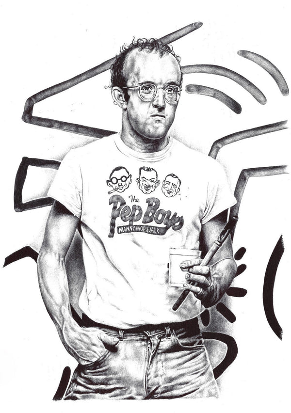 Keith Original Pen Drawing by Mark Powell