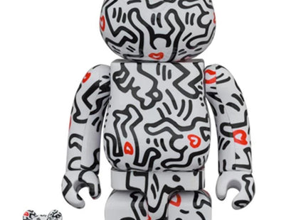 Keith Haring #8 100% & 400% Be@rbrick - Sprayed Paint Art Collection