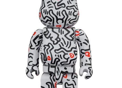 Keith Haring #8 100% & 400% Be@rbrick - Sprayed Paint Art Collection