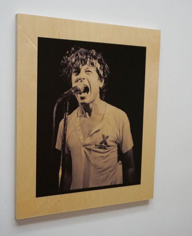 Keith Morris Photograph Wood Archival Print by Edward Colver