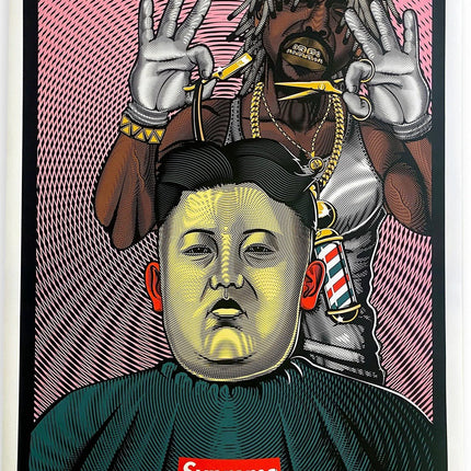 Kim Jong’s Supreme Barber AP Giclee Print by Marwan Shahin