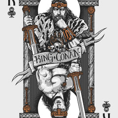 King Conan Copper AP Silkscreen Print by Patrick Connan