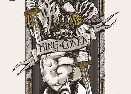 King Conan Gold AP Silkscreen Print by Patrick Connan
