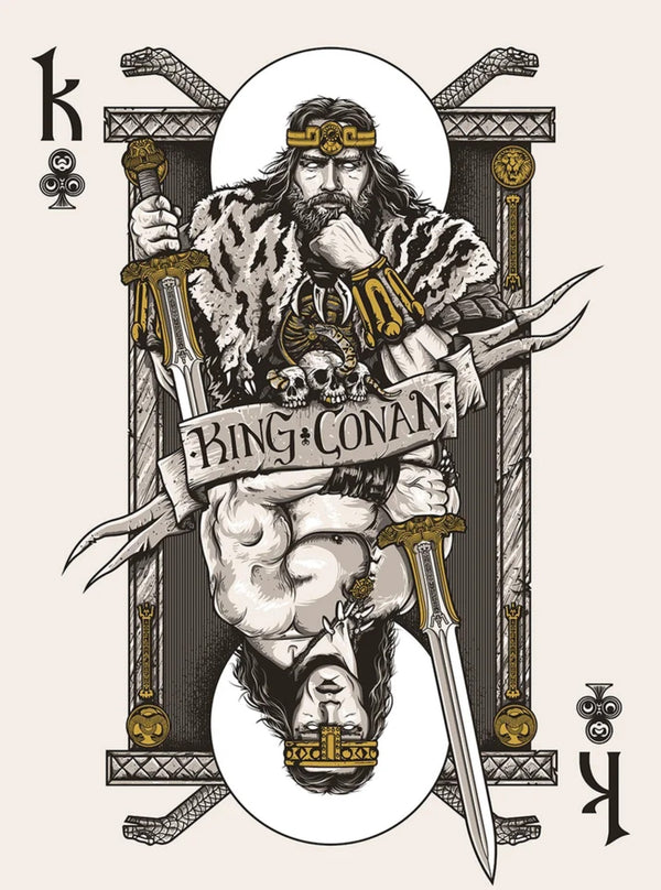 Serigrafía King Conan Gold AP de Patrick Connan