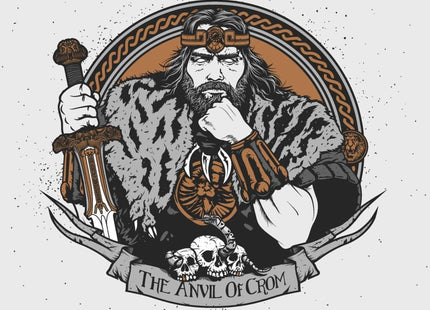 King Conan The Barbarian Bronze Silkscreen Print by Patrick Connan