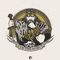 King Conan The Barbarian Gold Silkscreen Print by Patrick Connan