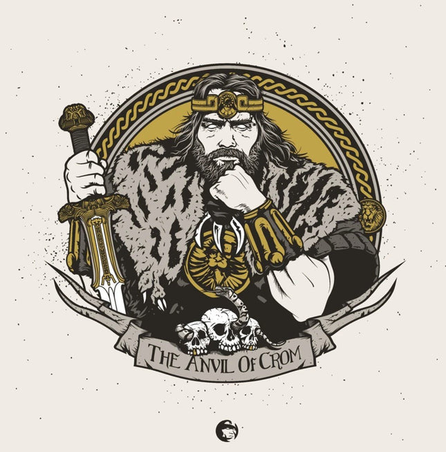 King Conan The Barbarian Gold Silkscreen Print by Patrick Connan