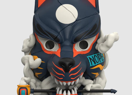 Kitsune Mask Kurayami Sculpture Art Toy by Jos Ros