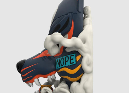 Kitsune Mask Kurayami Sculpture Art Toy by Jos Ros