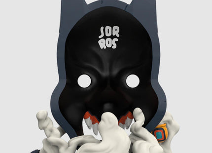 Kitsune Mask Kurayami Sculpture Art Toy by Jos Ros