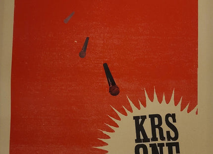 KRS One Red Devil Lounge 2010 AP Silkscreen Print by Lil Tuffy