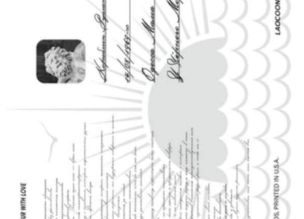 Laocoon And Sons Ssurounded By Serpents GAS Card by SSUR- Ruslan Karablin