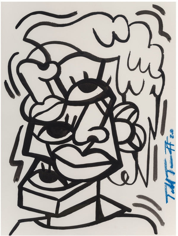 Late Night Study II Original Drawing by Sheefy McFly- Tashif Turner