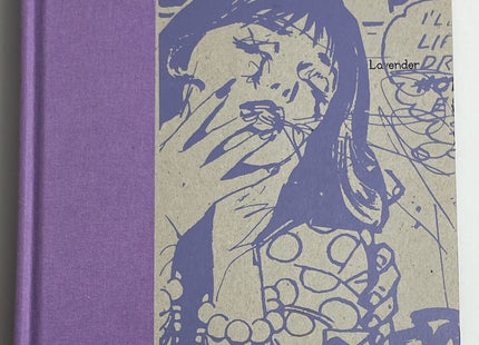 Lavender Book- Signed Military Deal Stencil Silkscreen Print by Faile