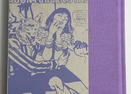 Lavender Book- Signed Military Deal Stencil Silkscreen Print by Faile