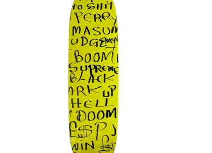 Lee Scratch Perry Black Ark Cruiser Yellow Skateboard Art Deck by Supreme