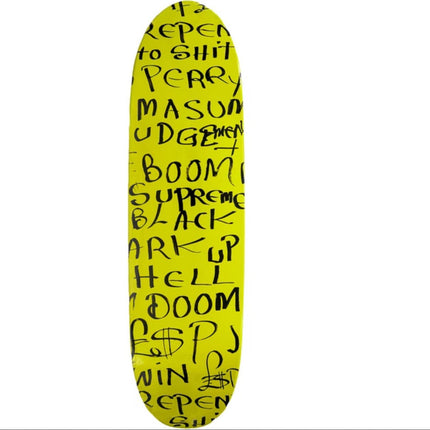 Lee Scratch Perry Black Ark Cruiser Yellow Skateboard Art Deck by Supreme