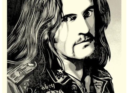 Lemmy Damaged Case Silkscreen Print by Shepard Fairey- OBEY