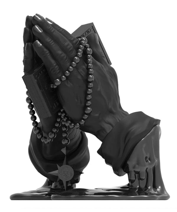 Let Us Prey Black Matte Art Toy by Frank Kozik
