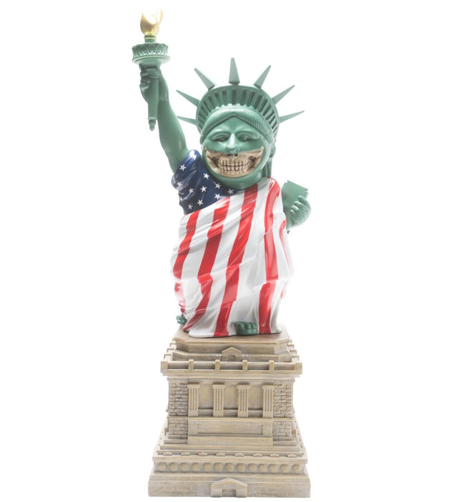 Liberty Grin Pride of USA Sculpture Art Toy by Ron English