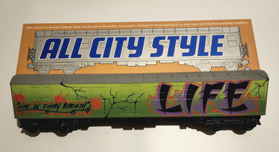 Life Art Original All City Style Train Painting by Rek Santiago