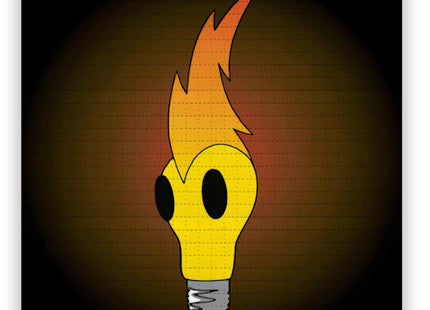 Light Cult Crypto Club Bulbhead Blotter Paper Archival Print by Ron English