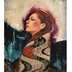 Linger Embellished HPM Archival Print by Sasha Ira