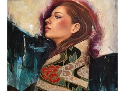 Linger Embellished HPM Archival Print by Sasha Ira