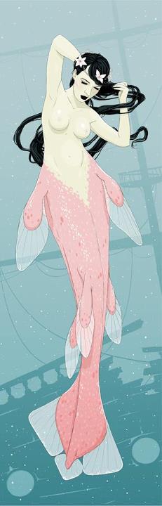Little Mermaid Giclee Print by Jason Levesque