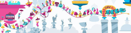 Long Mover Epic- Hohokum Giclee Print by Richard Hogg