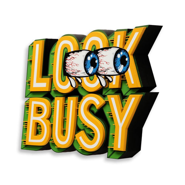 Look Busy The Boss is Coming... HPM Wood Print by Denial- Daniel Bombardier