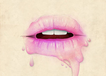 Loose Lips, Raspberry Giclee Print by Jason Levesque