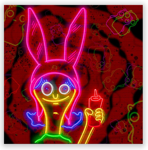 Louise 22 Blotter Paper Archival Print by Adam Fujita