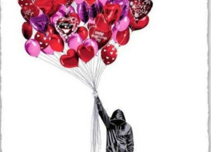 Love Is In The Air Serigraph Print by Mr Brainwash- Thierry Guetta