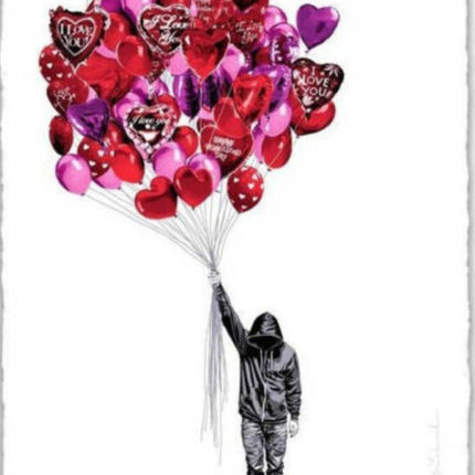Love Is In The Air Serigraph Print by Mr Brainwash- Thierry Guetta