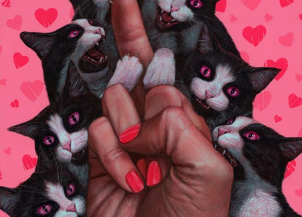 Love Is Pain Archival Print by Casey Weldon