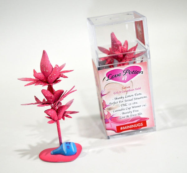 Love Potion #1 Mini Nugs Sculpture by Nugg Life NY- Ian Ziobrowski