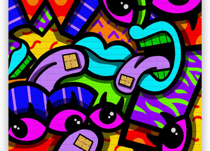 LSD3 Blotter Paper Archival Print by Sheefy McFly- Tashif Turner