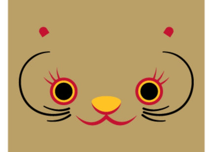 Lucky Cat Gold Giclee Print by Shane Jessup