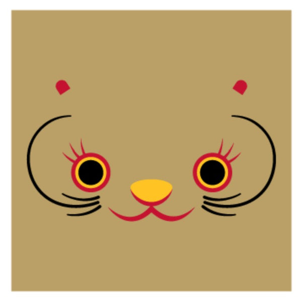 Lucky Cat Gold Giclee Print par Shane Jessup
